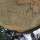 Ancien grand globe terrestre Lebègue Paris