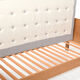 Fine Danish Box Sofa / Daybed in Oak 1960s. New Upholstered