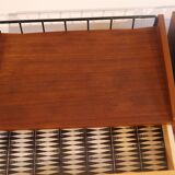 Pair of Scandinavian hanging bedside tables 1960