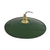 Suspension in green & white enamelled sheet metal