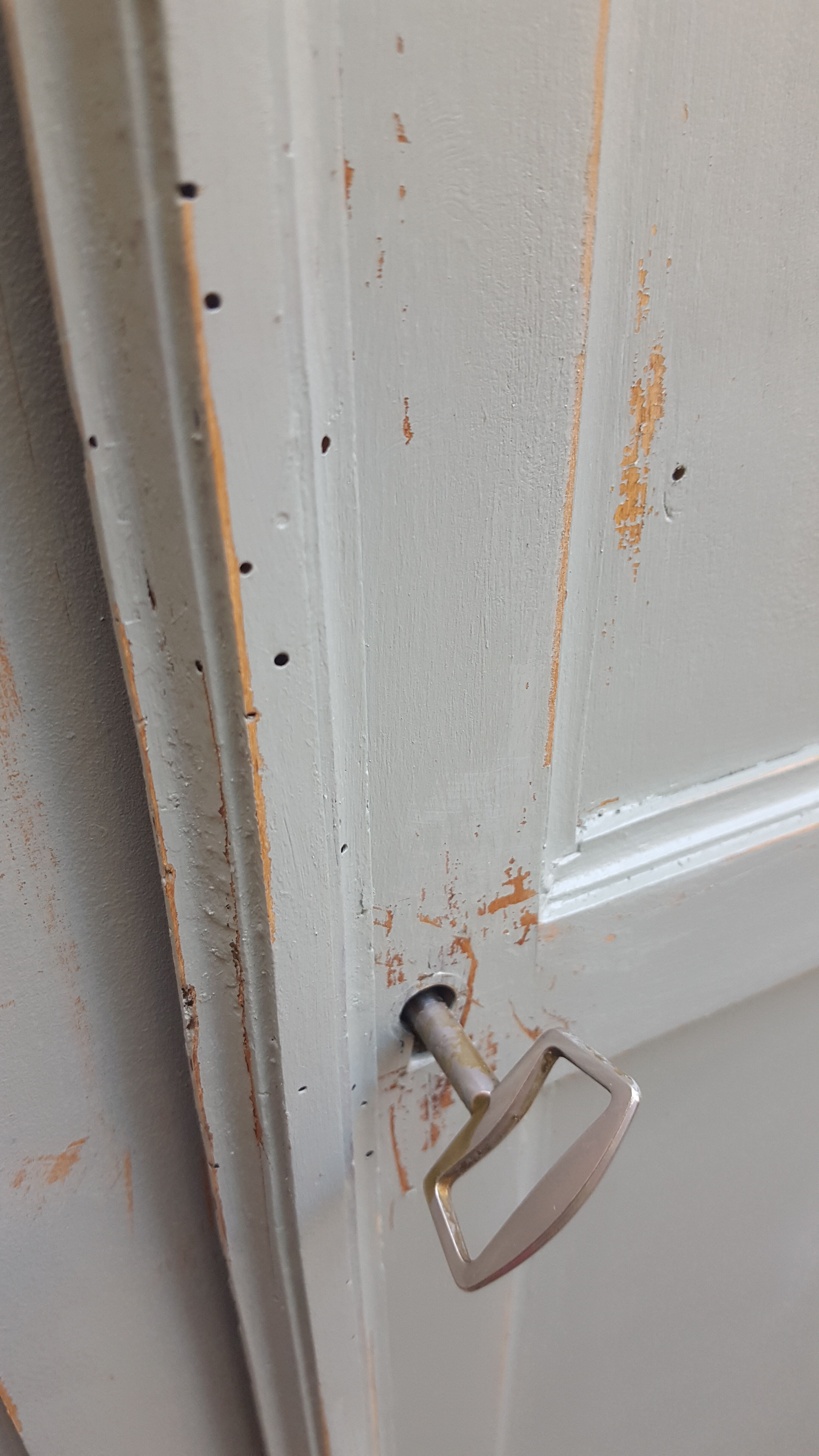 Paris wardrobe patina green guarigue