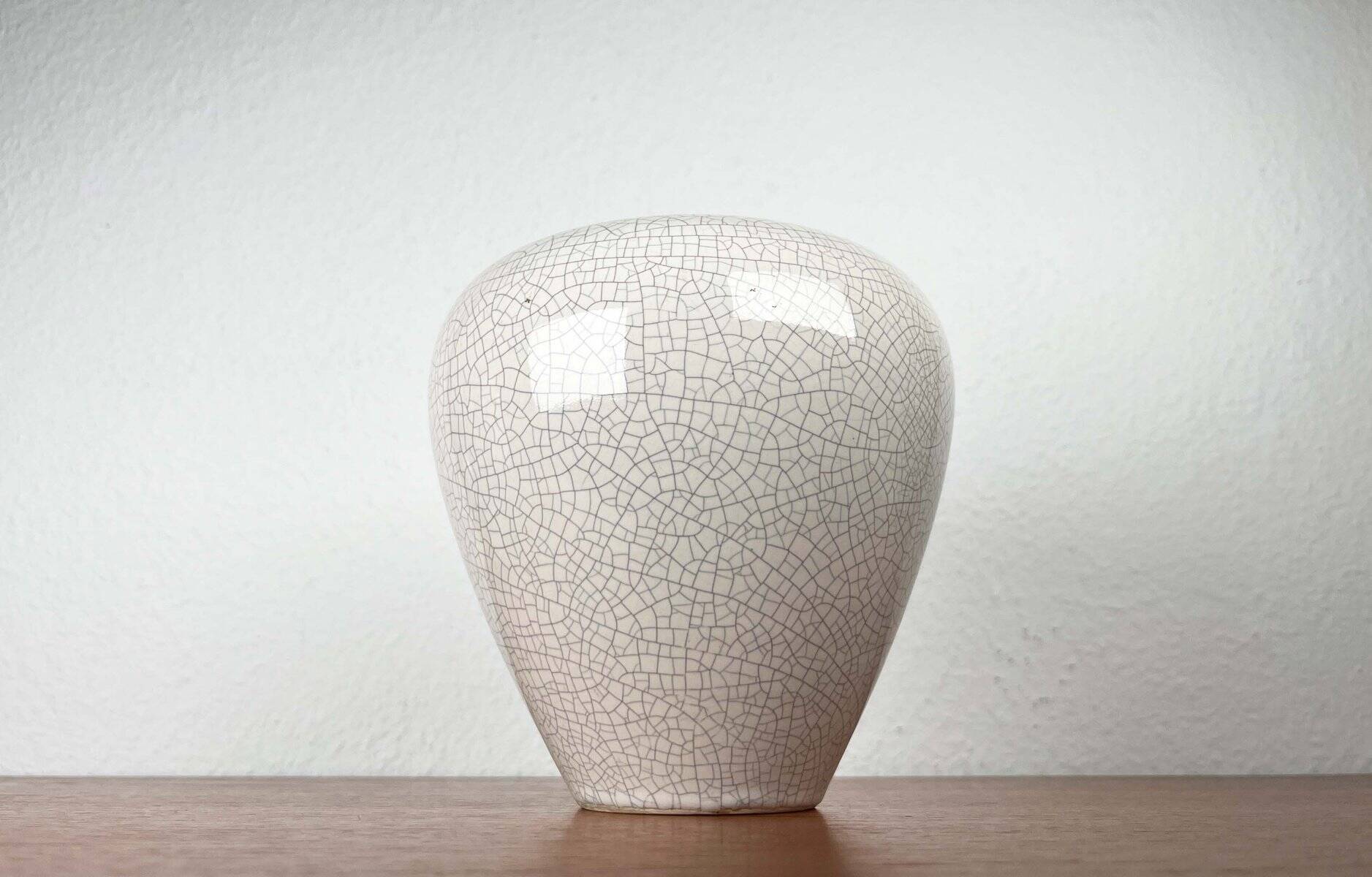 Modern West German ceramic vase from the mid-century WGP by Silberdistel Keramik, 1960s.