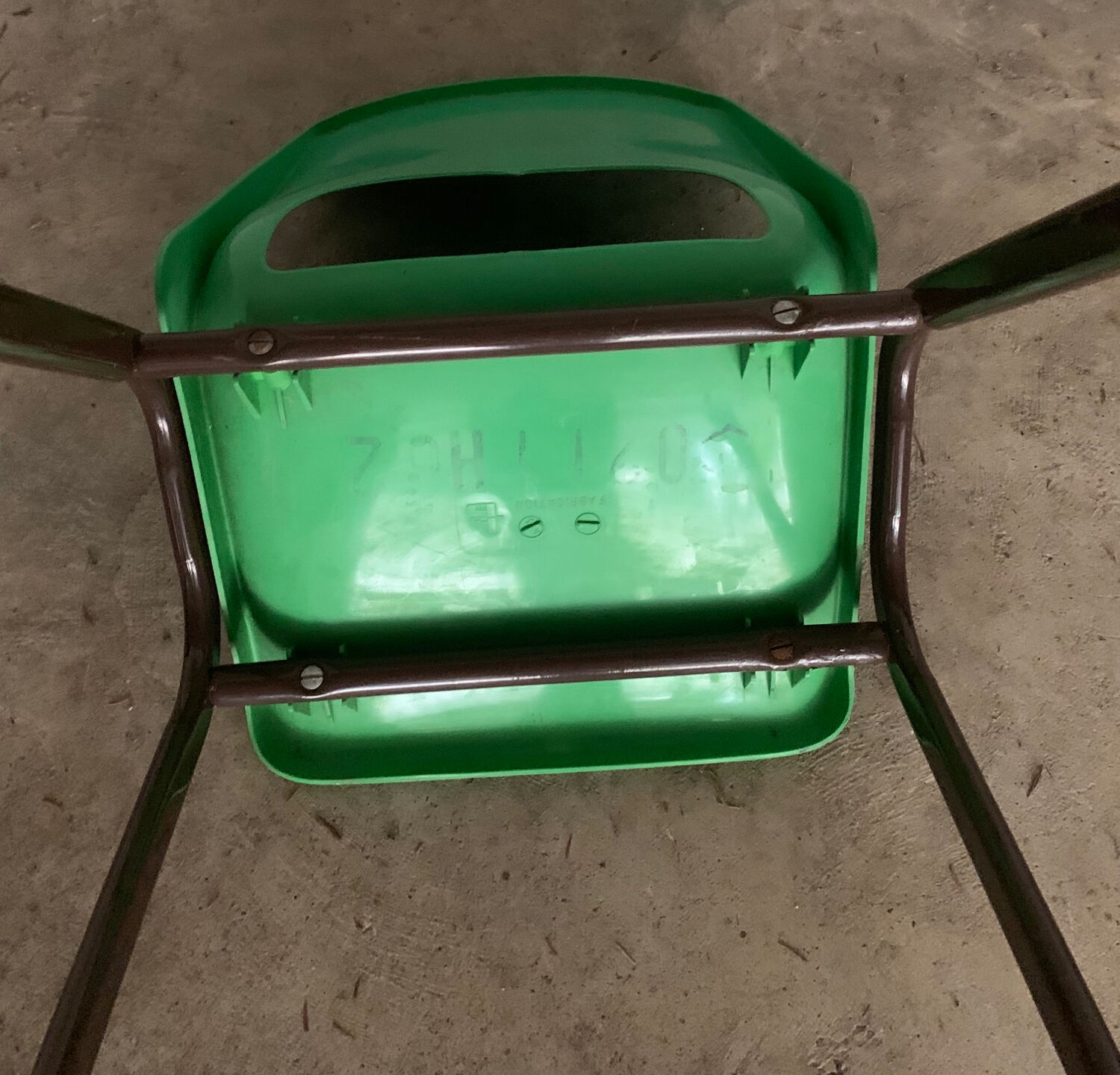 Green children's chair
