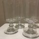 Lot de verres en verre soufflé