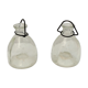 Duo wasp trap or fly-shaped glass goble