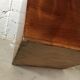 Tabouret cube en bois vintage, circa 1980