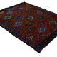 Turkish Kilim Yoruk Vintage 218x283 cm Geometric Multicoloured