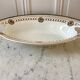 Oval and hollow dish longwy model "cézarine" art deco 30s