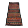 Tapis kilim berbère multicolore vintage fait à la main en laine 195x85cm