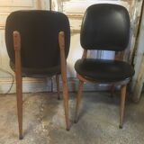 Paire de chaises Pegase par Baumann 1960