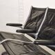 Charles Eames Black Leather 3-Seat Tandem Sling Airport Bench Herman Miller