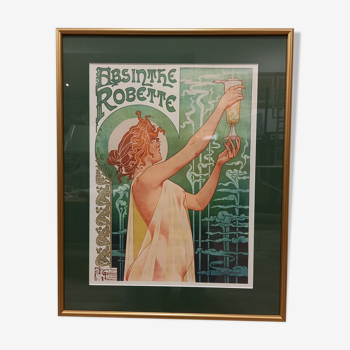 Affiche encadrée Absinthe Robette