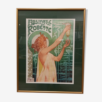 Framed poster Absinthe Robette
