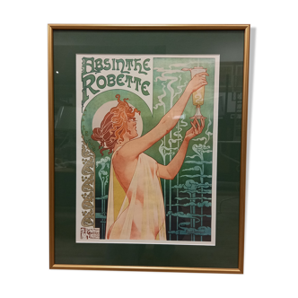 Framed poster Absinthe Robette