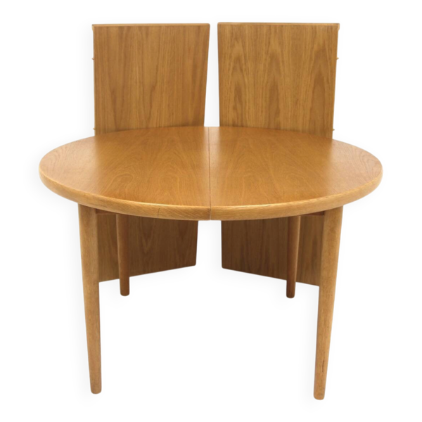 Table de salle à manger en chêne, Suède, 1960