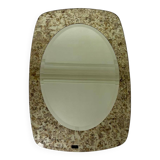 Double mirrors stacked vintage design, France, 1970s