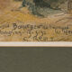 Watercolor on paper Maison Bouheben in Aubagnan by G. Rémy 1932