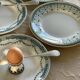 5 antique ironstone plates from Moulin des Loups.