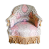 Velvet toad chair