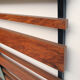 Wall mirror in walnut 60 - 80x106cm
