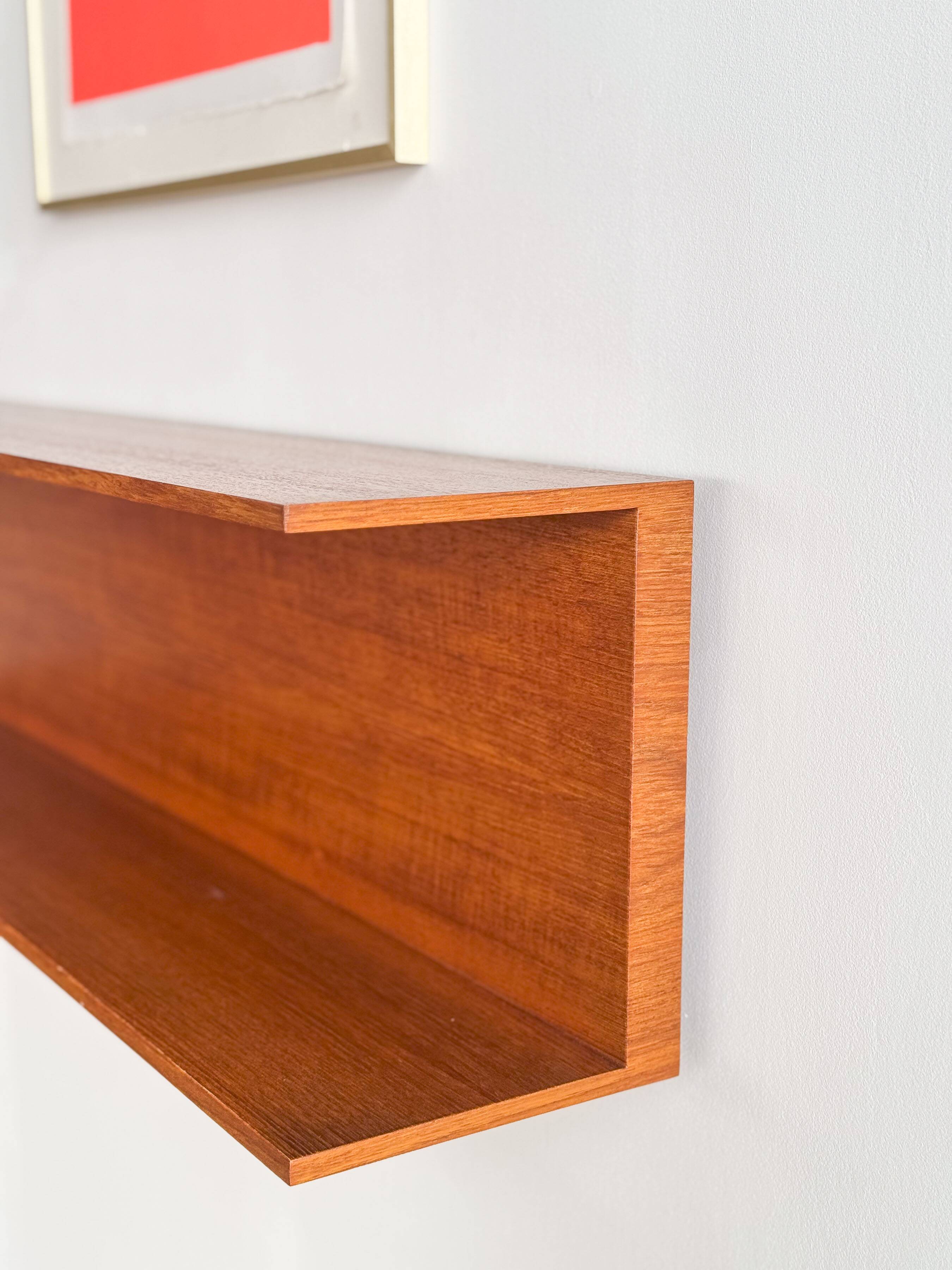 Mid-Century Shelf or Wall Unit in Teak by Walter Wirz for Wilhelm Renz, 100