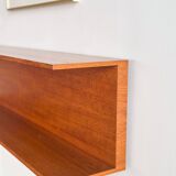 Mid-Century Shelf or Wall Unit in Teak by Walter Wirz for Wilhelm Renz, 100