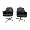 Pair of Carlo Pagani chairs for Arflex.