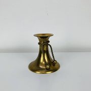 Bougeoir noeud laiton doré vintage