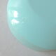 Articulated desk lamp, in turquoise blue metal, 1970s.