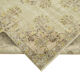 Tapis beige rustique anatolien tissé à la main 205 cm x 312 cm