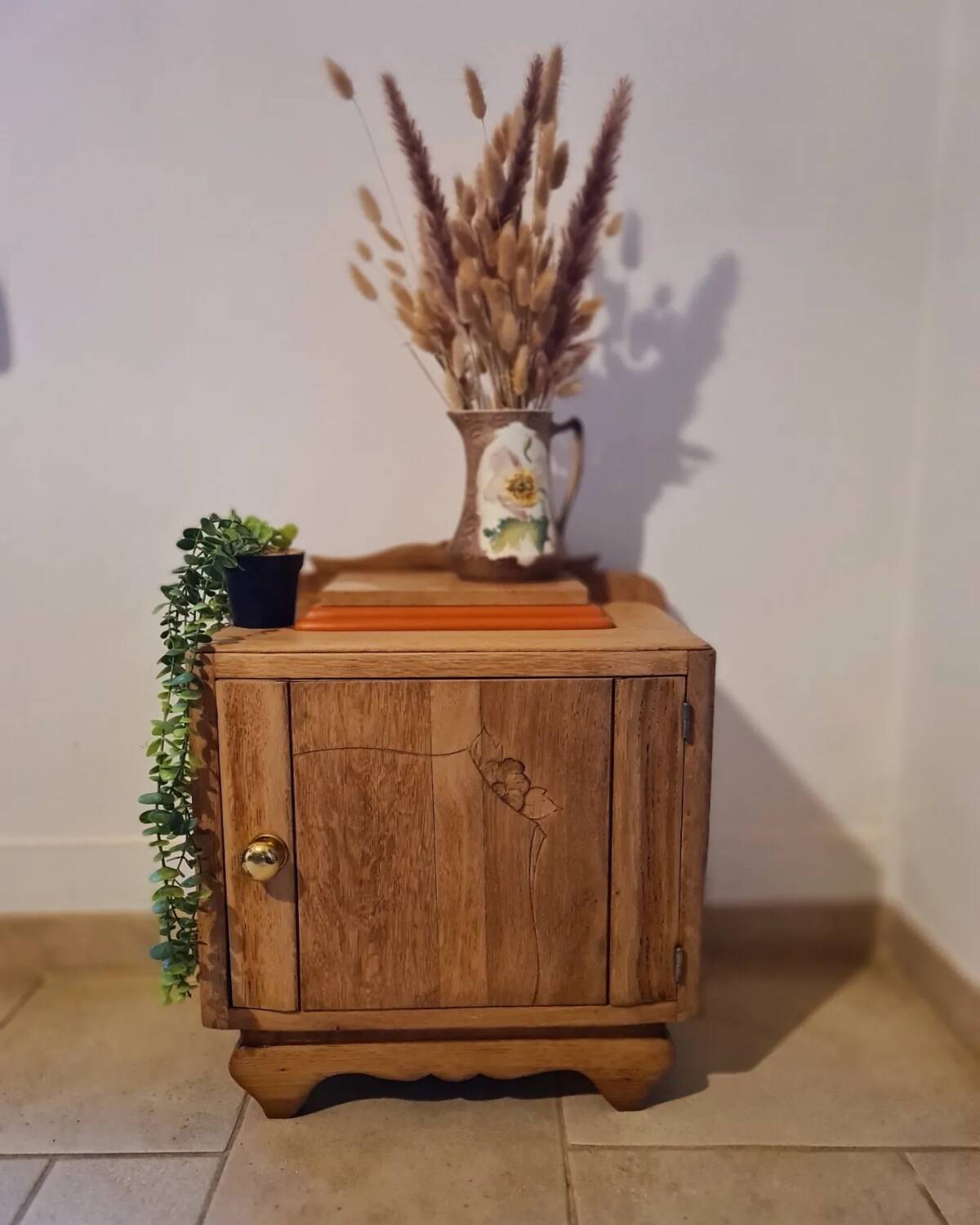 Old Art Deco bedside table