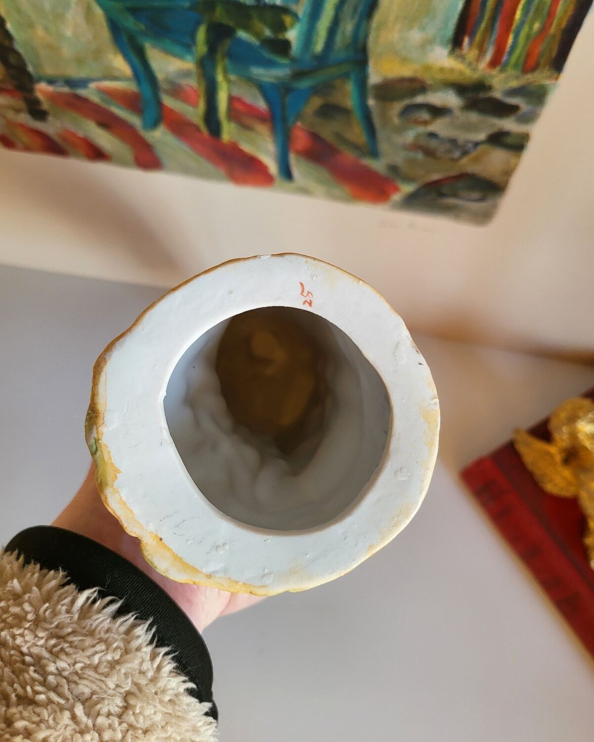 Religious Statuette of Our Lady of Lourdes, Saint Virgin Mary