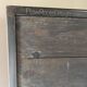 Industrial metal & solid wood screen - Unique designer piece