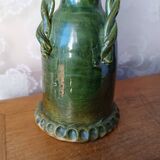 Vintage anthropomorphic candlestick in glazed ceramic - Cathy Wurge