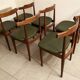 Ensemble de 6 chaises danoises de Hans Olsen pour le fabricant Frem Røjle