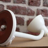 White aluminor desk lamp 80's