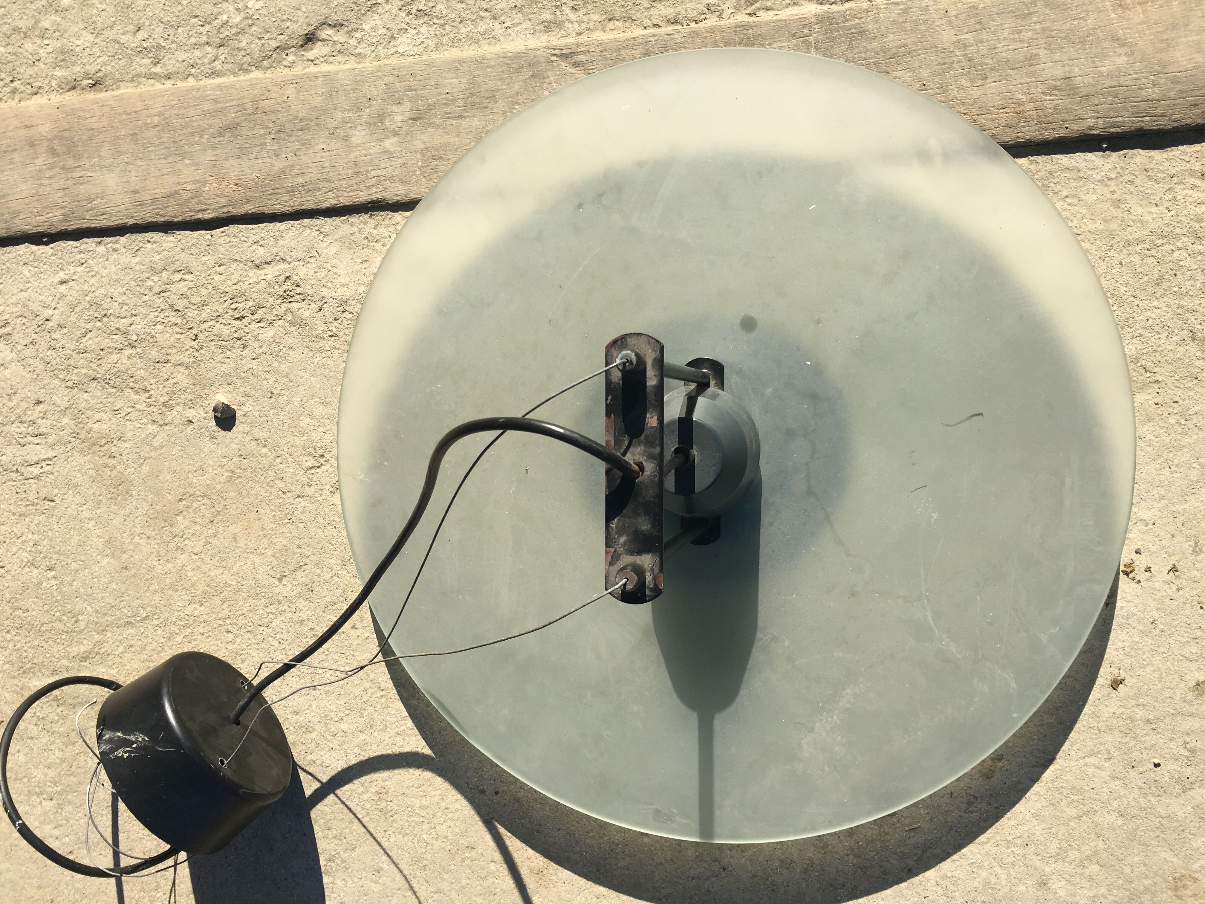 Hanging design glass 1980