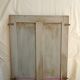 Old glazed door with its shutter