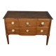 Commode Sauteuse en Noyer, époque Louis XVI – Fin XVIIIe