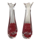 Lot de 2 soliflores Daum