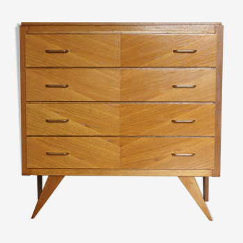 Dresser with compass feet of the 1950s