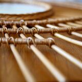 Mirror rattan galaxy 79x67cm