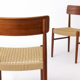 2 Dining Chairs 1960s - Danish, Teak, Papercord seats