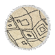 Round Berber carpet 150 cm
