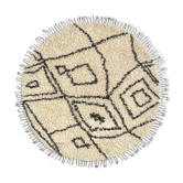 Round Berber carpet 150 cm
