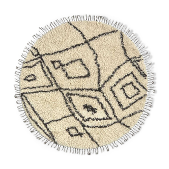 Round Berber carpet 150 cm