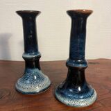 Pair of ceramic candlesticks