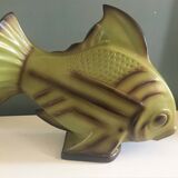 Large vintage ceramic fish in the style of Lejan