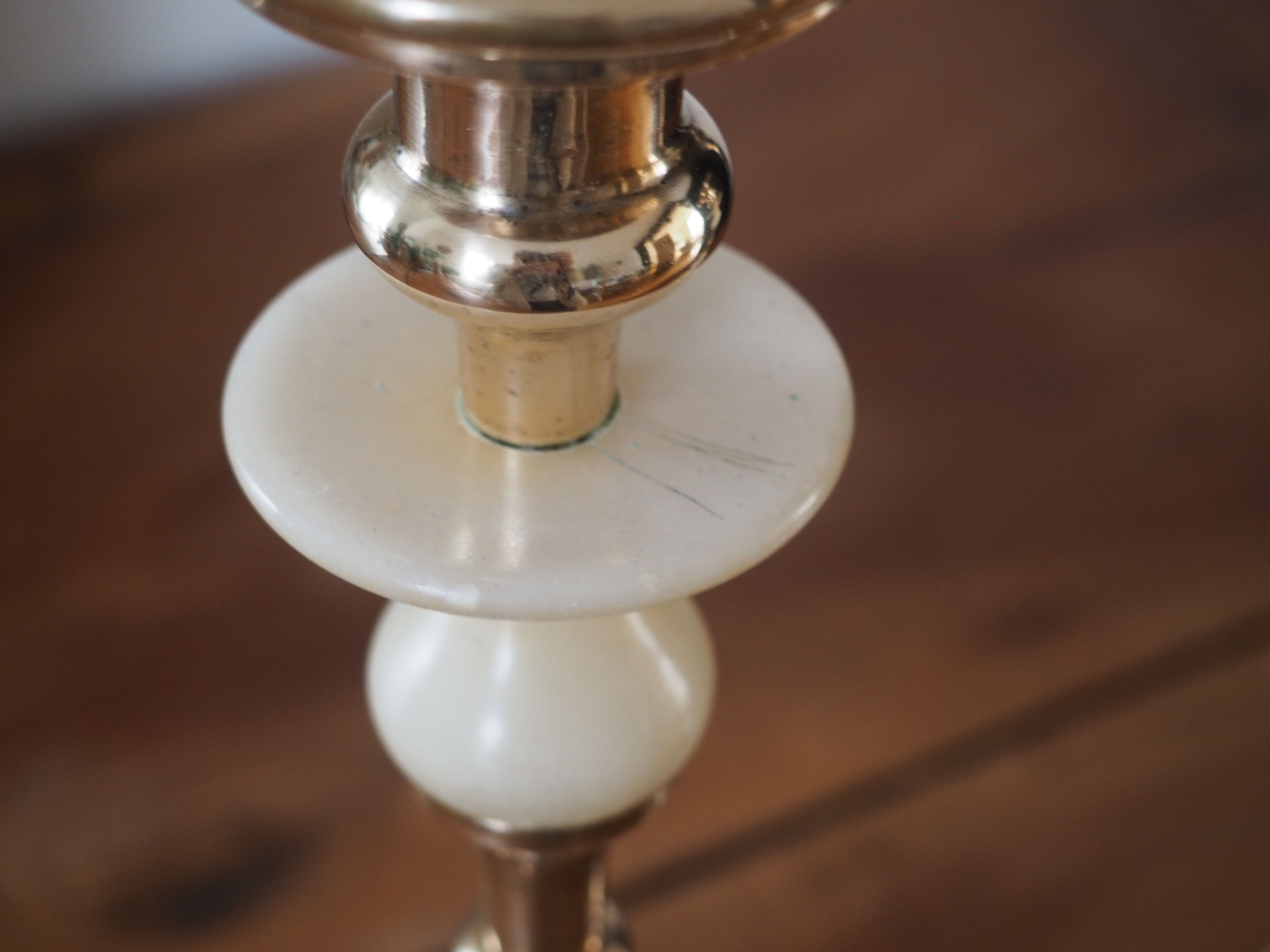 Brass candlestick