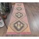 1970s vintage Turkish hand-knotted runner 99x392
